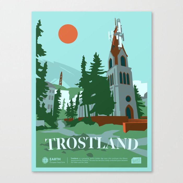 Trostland - Earth Canvas Print