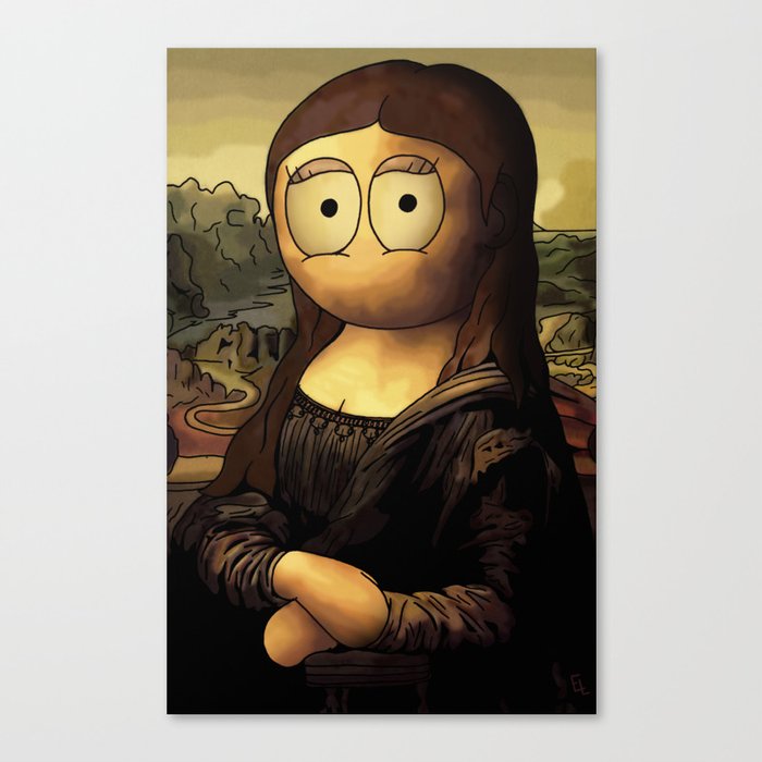 Mona Jenny Canvas Print By Eric Lernould Society6