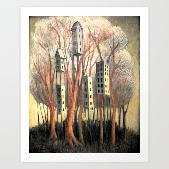 Hi-Rise Wilderness IV Art Print