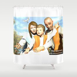 The Holy Family Shower Curtain