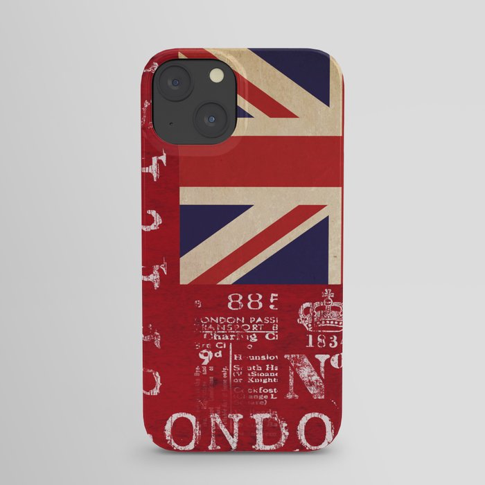 Union Jack Great Britain Flag iPhone Case