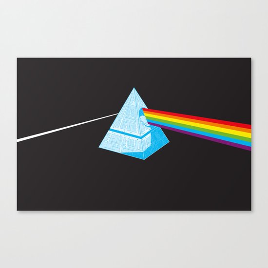 The Darth Side of the Moon: Episode V Hoth Canvas Print