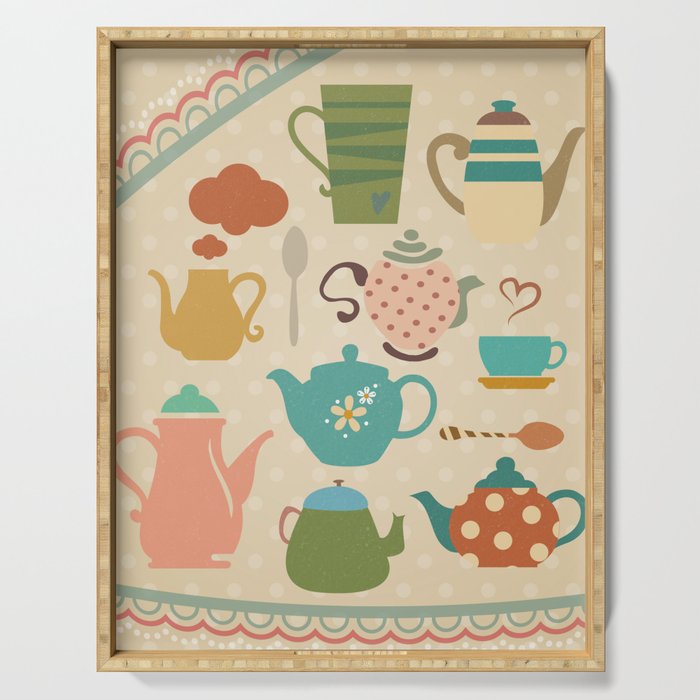 Tea Party Serving Tray