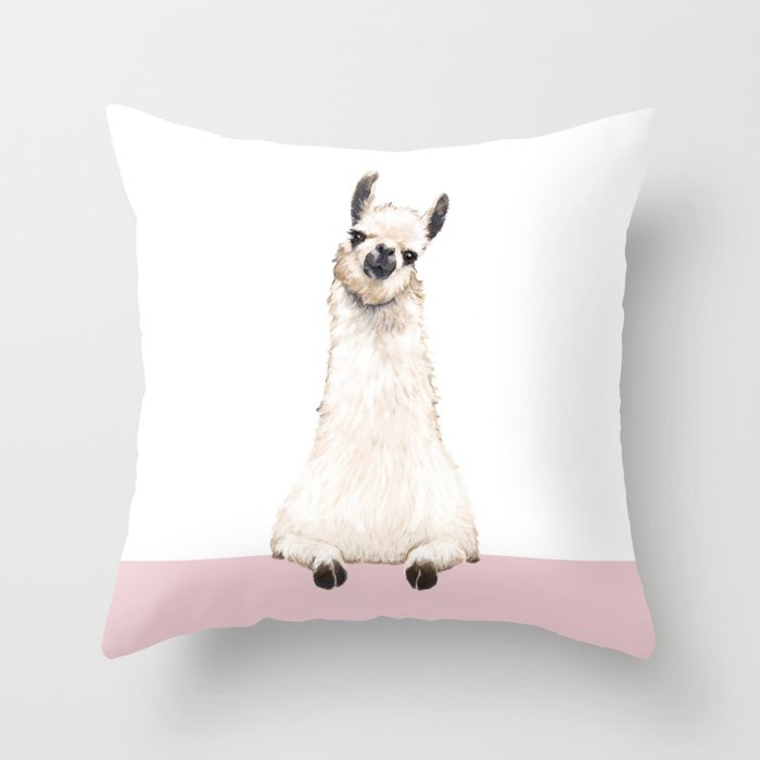 llama decorative pillow