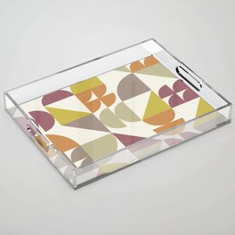 Geometrical modern classic shapes composition 21 Acrylic Tray