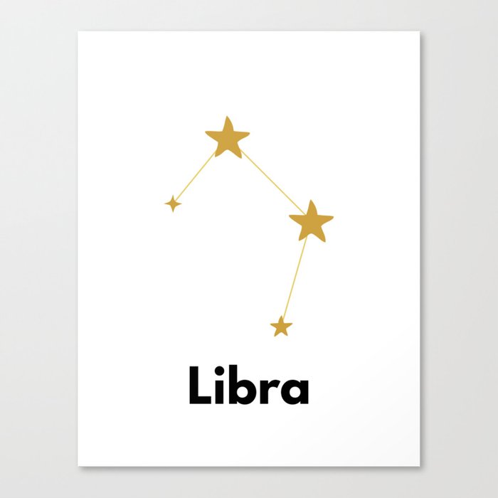 Libra, Libra Zodiac Canvas Print