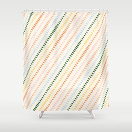 rainbow modernist Shower Curtain