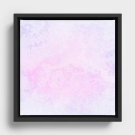 Soft Pink Framed Canvas