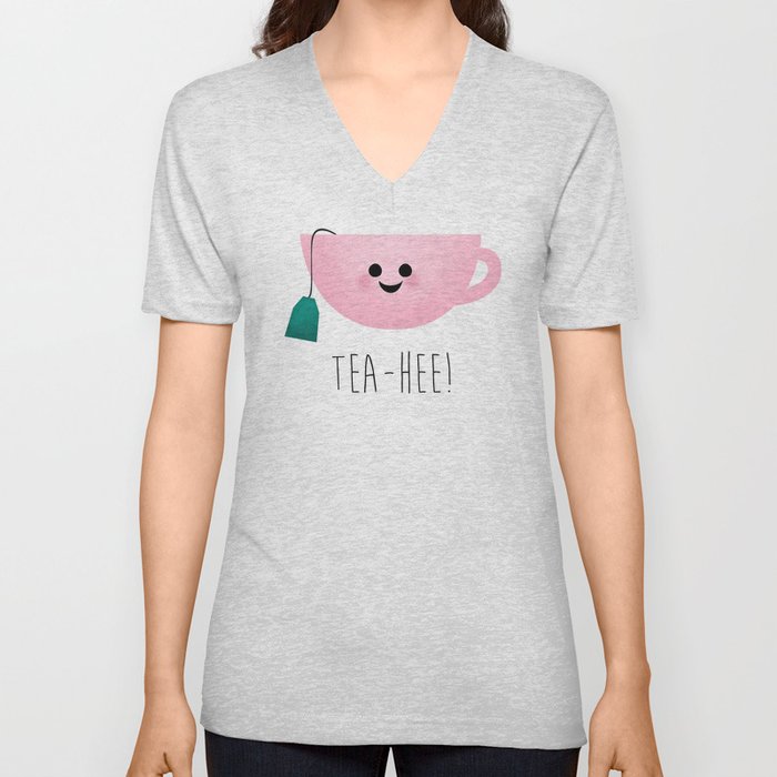 Tea-Hee V Neck T Shirt