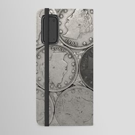 Watercolor V nickel mixed dates 03 Android Wallet Case
