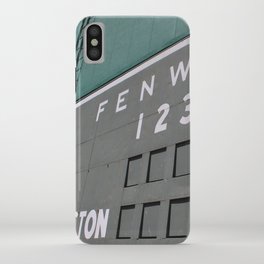 Fenwall -- Boston Fenway Park Wall, Green Monster, Red Sox iPhone Case