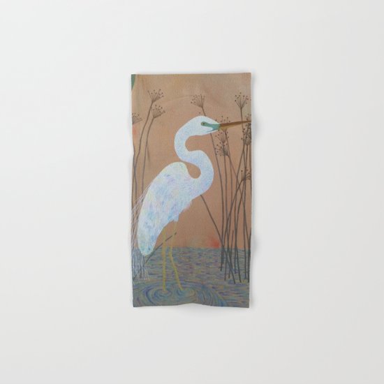 Unicorn Egret Hand & Bath Towel