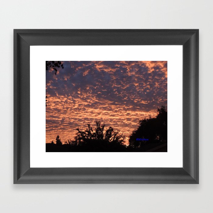 Atmospherics Number 2 Sunset From Costco San Dimas Framed Art Print By Rscarlson Society6 Framed prints with free shipping. society6