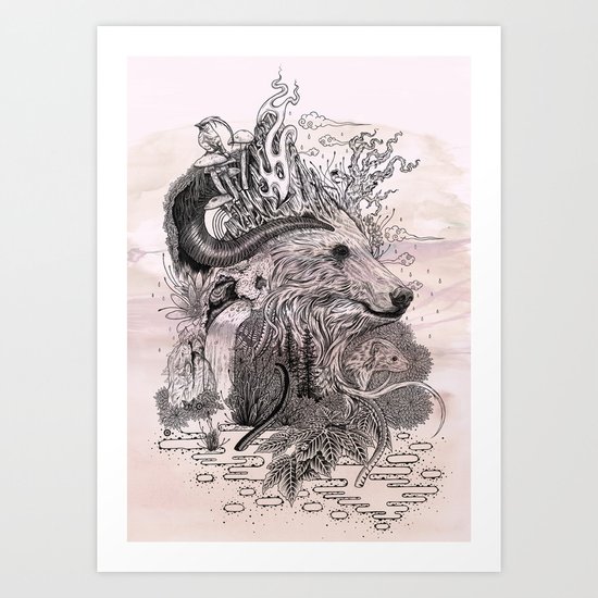 Forest Warden Art Print