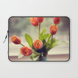 Orange Tulips Laptop Sleeve