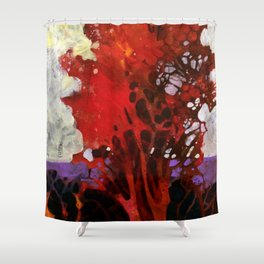 Old cypress tree Shower Curtain