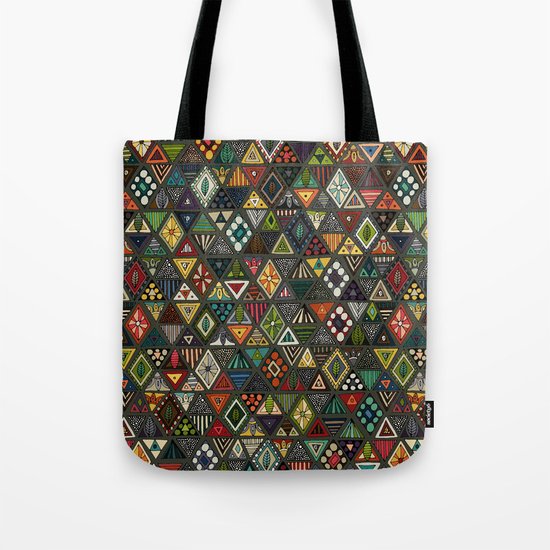 sun bear geo dark Tote Bag