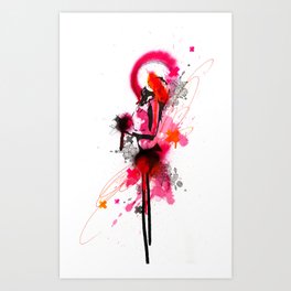 Red Art Print