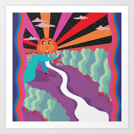 Peeper's Paradise Art Print