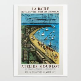 Atelier Mourlot, La Baule by Bernard Buffet, 1979 Poster