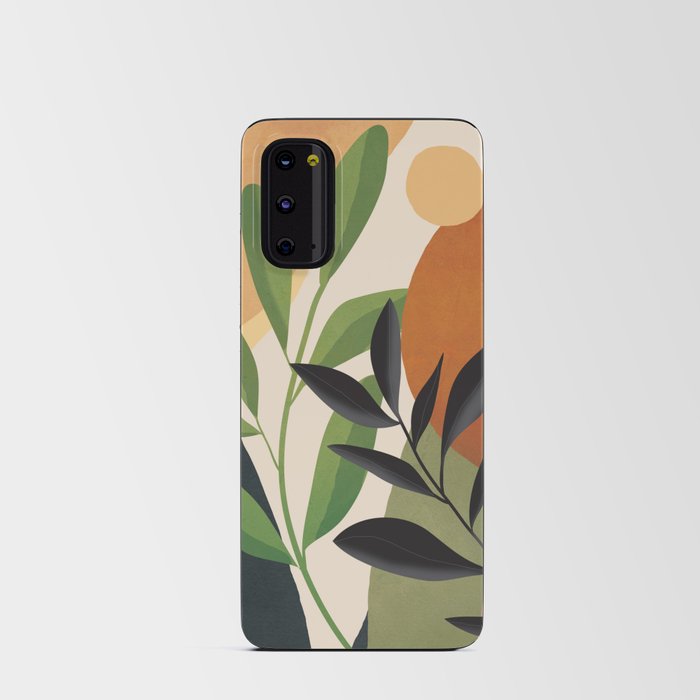 Abstract Sun Rays on the Branches 01 Android Card Case