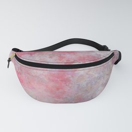Abstract grey red Fanny Pack