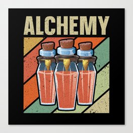 Alchemist Alchemy Potion Chemistry Canvas Print
