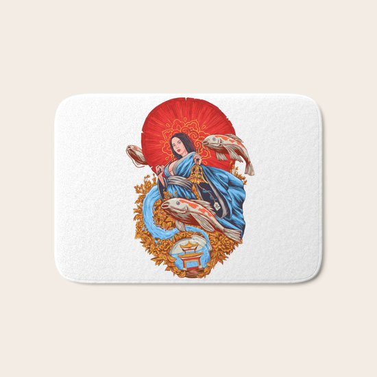 a koi dream Bath Mat