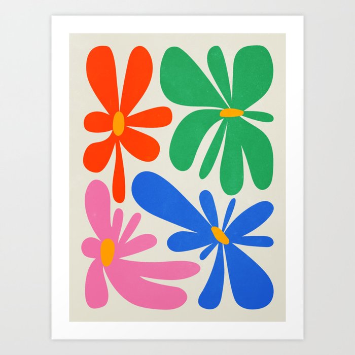 Bloom: Matisse Color Series 01 Art Print