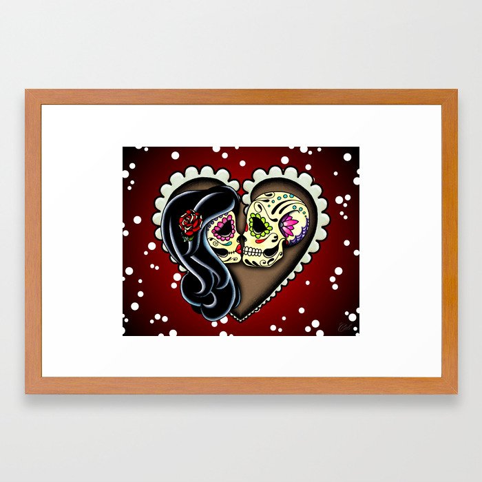 Download Ashes - Day of the Dead Couple - Kissing Sugar Skull ...