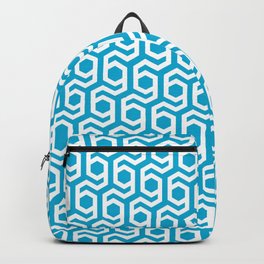 Modern Hive Geometric Repeat Pattern Backpack
