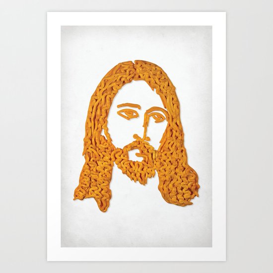 Cheesus Art Print