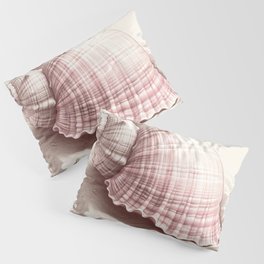 Pastel Pink Seashell Pillow Sham