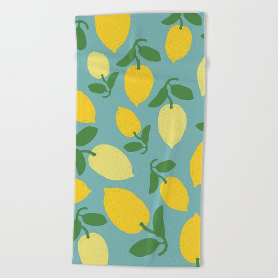 Le Citron Beach Towel