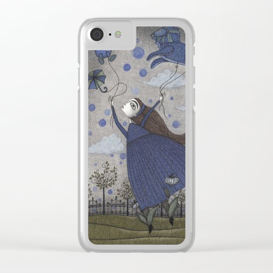 Violetta Dreaming Clear iPhone Case