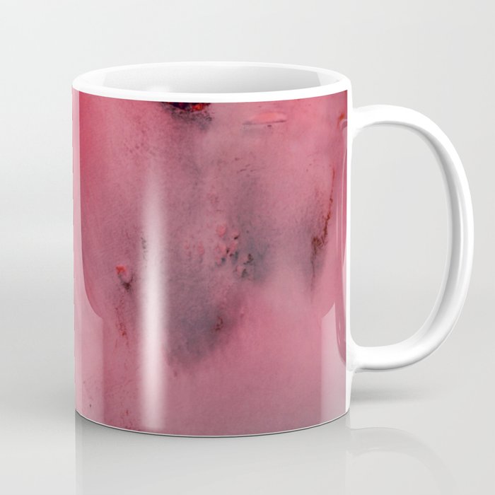 Mauve with Turquoise watercolor Shore Coffee Mug