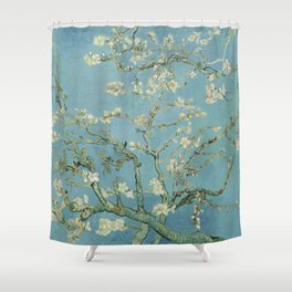 Vincent van Gogh - Almond Blossoms (1890) Shower Curtain