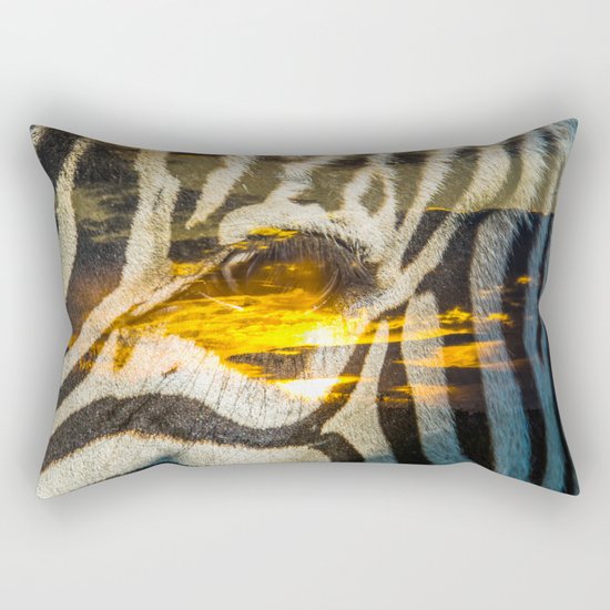 Zebra Rectangular Pillow