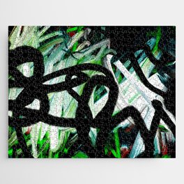 Abstract expressionist Art. Abstract Painting 101. Jigsaw Puzzle