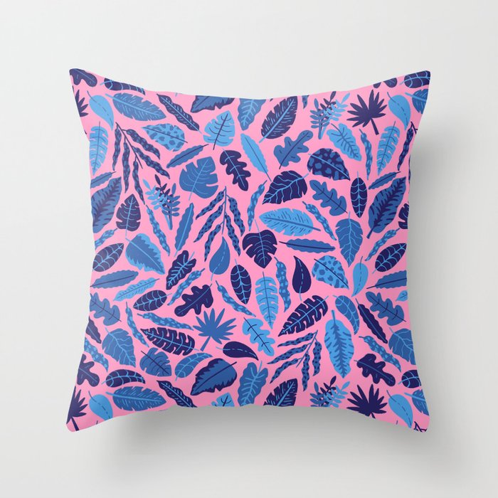 Sequence 54 Jungle Fever Throw Pillow by Rhythm and Repeat