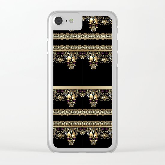 Gold East. Clear iPhone Case