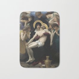 William-Adolphe Bouguereau - Pieta  Bath Mat