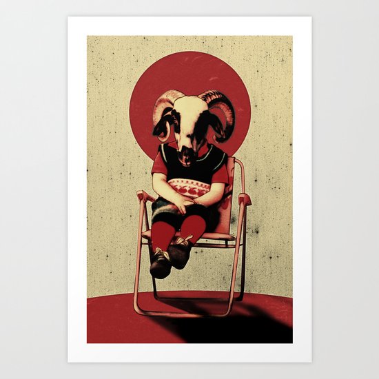 SIT TIGHT Art Print
