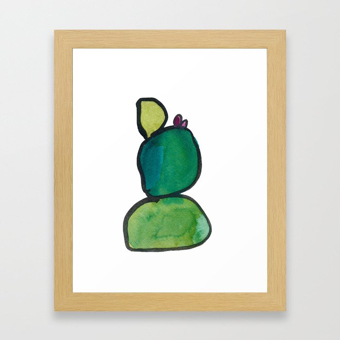 cactus friend 2 Framed Art Print