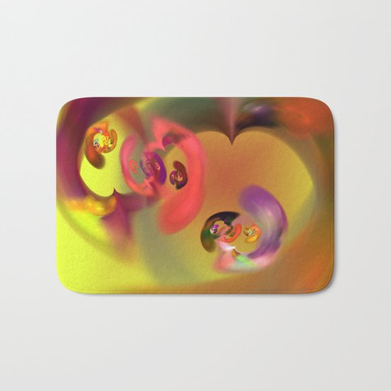 Thoughts of the heart Bath Mat