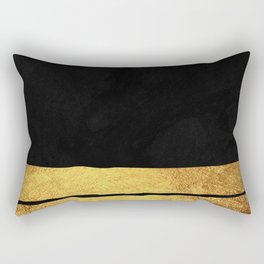 Beautiful abstract ink art with marbling technique Rectangular Pillow