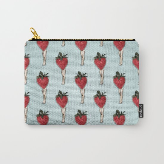 Strawberry Carry-All Pouch