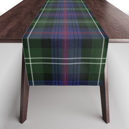 Plaid Clan Sutherland Scottish Tartan Print Pattern Table Runner