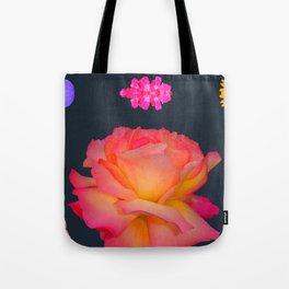 Glowing Flower Tote Bag