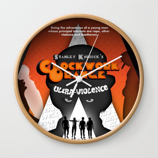 A Clockwork Orange Wall Clock